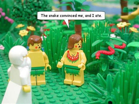 The Brick Testament Legos Lego Camping Art
