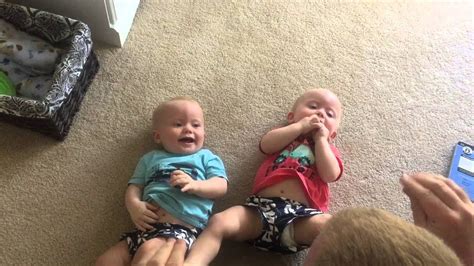Identical Twin Boys Laughing Youtube