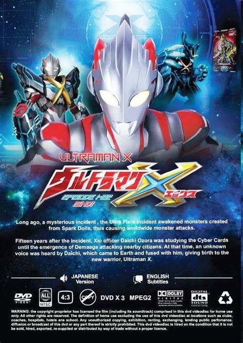 Dvd Ultraman X Complete Tv Series Vol1 22end English Sub Region All