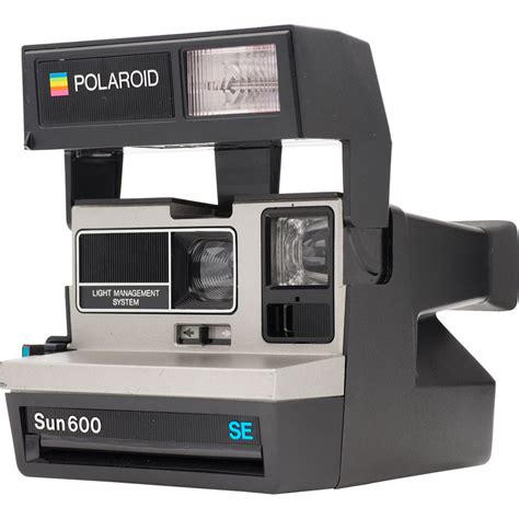 Impossible Polaroid 600 Square Instant Camera Silver 1487 Bandh