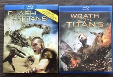 Blu Ray Clash Of The Titans And Wrath Of The Titans 2 Movies Hobbies