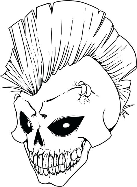 Skull coloring pages are quite popular, especially where halloween and day of the dead, or día de muertos is celebrated. Red Skull Coloring Pages at GetColorings.com | Free ...