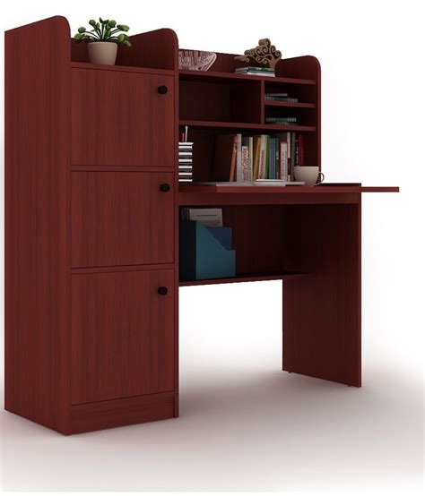 Cubiker computer desk 40 inch home office writing study desk, modern simple style laptop table with storage bag, walnut. Housefull Mabel Study Table - Buy Housefull Mabel Study Table Online at Best Prices in India on ...