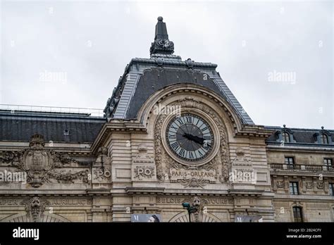 Station Clock At Former Paris Orleans Railway Terminal Musée Dorsay