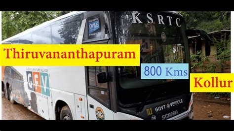 Kerala Ksrtcs Longest Bus Route Aanavandi Youtube