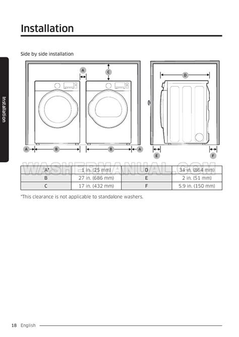 Samsung Wf45k6200a Front Load Washing Machine User Manual