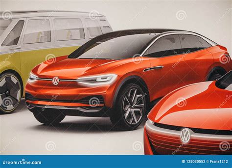 New Concept Cars From Volkswagen Editorial Photography Image Of