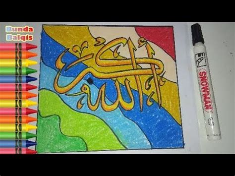 Check spelling or type a new query. Menggambar Kaligrafi Allahu Akbar