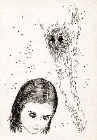 Show studio and pro member artwork first. A Girl, an Owl and Stairs 1934 - Toyen - WikiArt.org