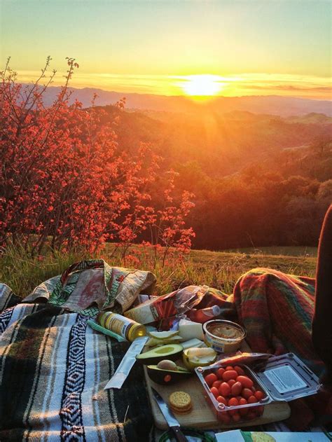 Have A Romantic Sunset Picnic This Summer Love Fall Picnic Outdoor The Great Outdoors