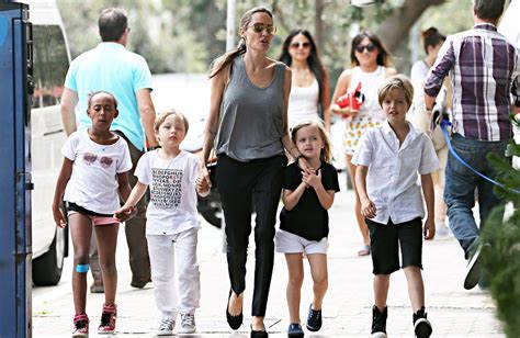 Angelina Jolie And Kids Irish Mirror Online