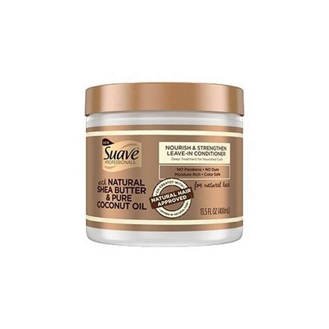 Suave Professionals Natural Shea Butter And Pure Coconut Oil Leave In
