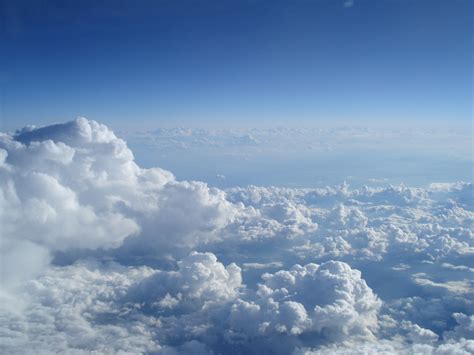gambar pemandangan air horison gunung awan langit mat