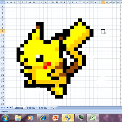 A wild Excel Spreadsheet Appeared by starbuxx on DeviantArt How to make city building background tiles.