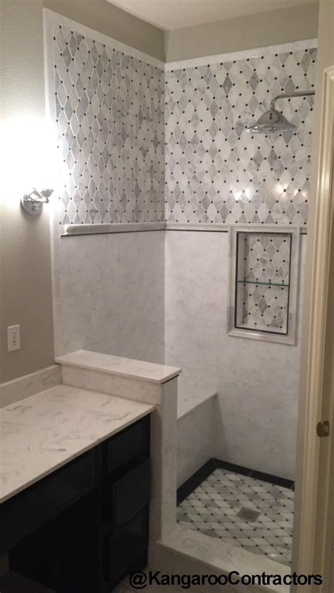 You can paint all types of tiles be they wall or floor tiles. Bathroom remodel in Dallas, TX Tile work New tile Mosaic ...
