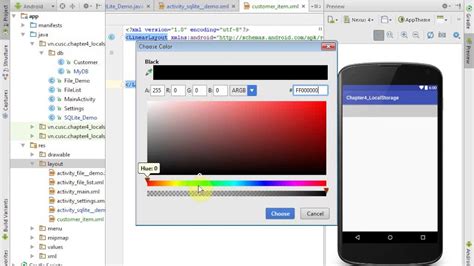 Click on next as follows: Android studio: Sqlite Demo ListView Sqlite Demo ListView ...