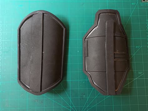 Mandalorian Thigh Armor Template Foam Template Pattern Etsy México