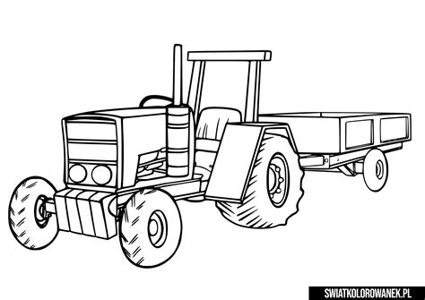Traktor Z Przyczep Kolorowanki Darmowe Kolorowanki Do Druku