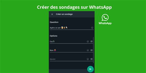Comment Créer Un Sondage Dans Un Groupe Whatsapp Yeb Digital Consulting