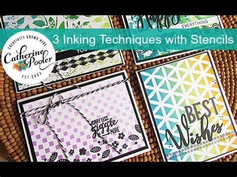 See more ideas about card making techniques, card making, card tutorials. 3 Ink and Stencil Techniques for Card Making - YouTube