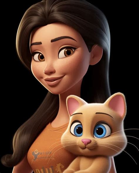 Create Disney Pixar Style Portraits With Pets By Mizroww Fiverr
