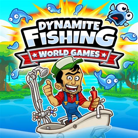 Dynamite Fishing World Games Cover Or Packaging Material Mobygames