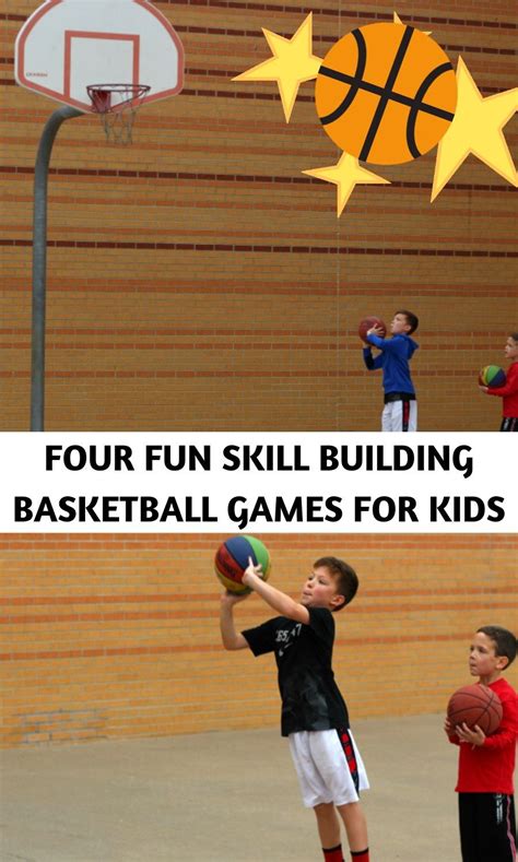 Four Fun Skill Building Basketball Games For Kids Basketball Games