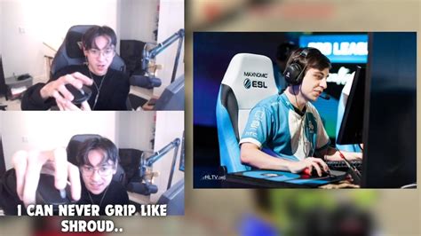 Sen Tenz Reacts And Compares His Grip To Shrouds Mouse Grip Youtube