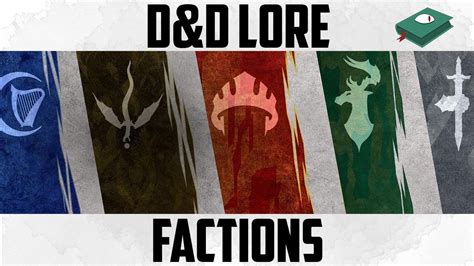 The Factions Of Waterdeep Dandd Lore Youtube