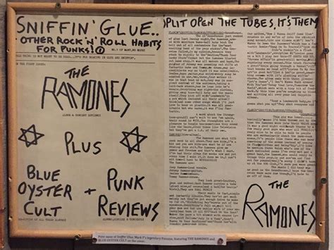 Issue 1 Of Sniffin Glue The First Ever Uk Punk Fanzine June 1976 Rock N Roll Punk Rock N