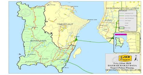 Peta Daerah Barat Daya Pulau Pinang / Pulau Pulau Pinang Wikiwand  Ibu