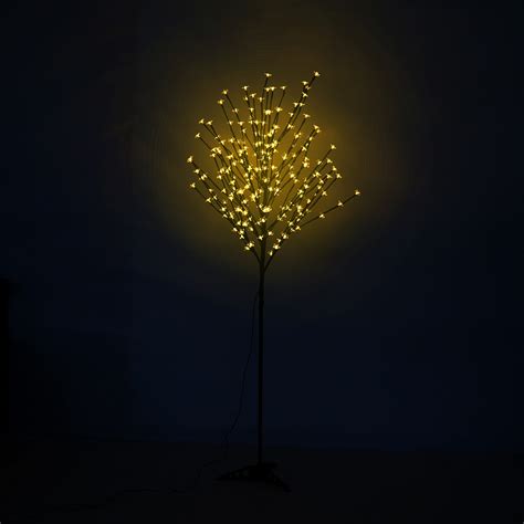 Christmas Xmas Cherry Blossom Led Tree Light Floor Lamp Holiday Decor