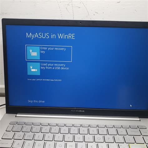 I Have Problem With My Laptop Suddenly Said Myasus In Winre What Does
