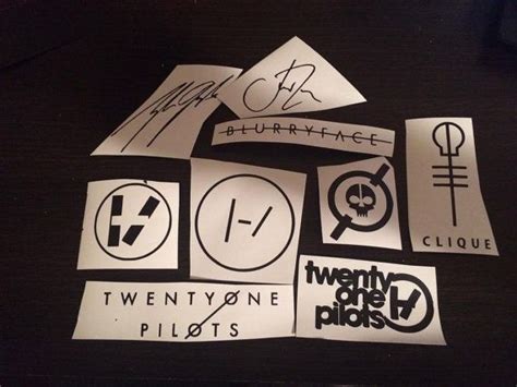 Twenty One Pilots Stickers Twenty One Pilots The Twenties Pilot