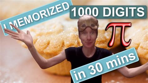 I Memorized 1000 Digits Of Pi In 30 Minutes Youtube