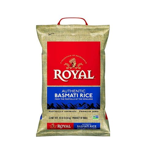 Royal Basmati Rice 20 Pound Bag