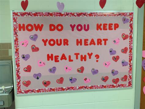 Healthy Heart School Bulletin Boards Healthy Heart Middle School