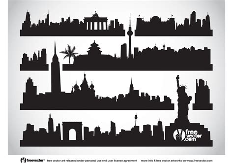 Cityscapes Vector Download Free Vector Art Stock Graphics And Images