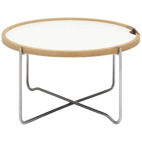 Han J Wegner Pp35 Solid Oak Tray Table At 1stdibs