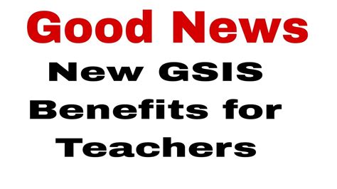 Good News Vp Sara Duterte Announces New Gsis Benefits For Teachers Youtube