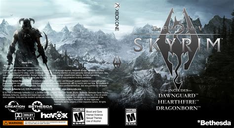 Viewing Full Size The Elder Scrolls V Skyrim Box Cover