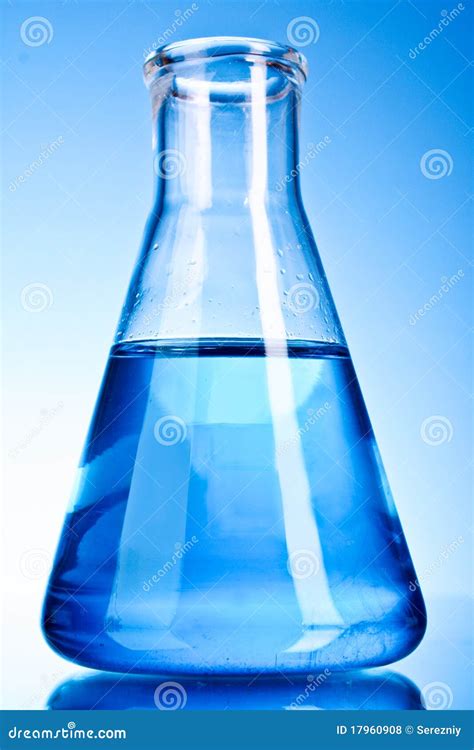 Beaker With Blue Liquid Royalty Free Stock Photos Image 17960908