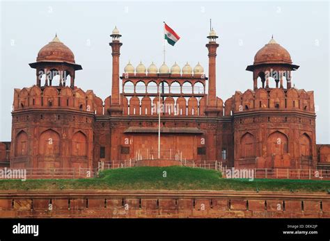 Unesco World Heritage Site Red Fort In Old Delhi Stock Photo Alamy