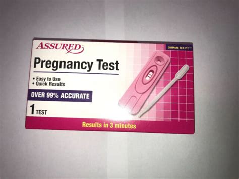 Pregnancy Test Assured Test Over 999 Accurate East To Use Quick