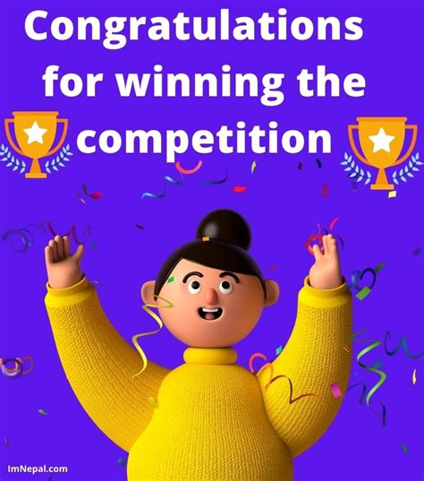 Congratulations Messages For Winning The Competition Tournament