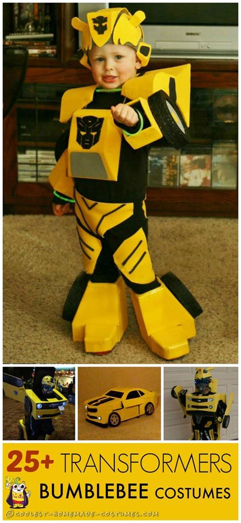 Diy Bumble Bee Costume Homemade Transformer Bumble Bee Costume For