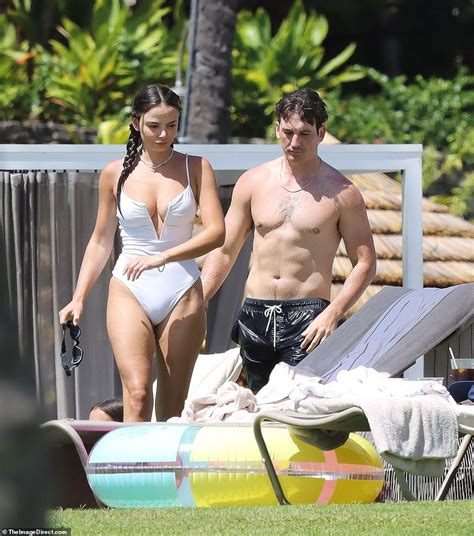 Miles Teller Puts His Rippling Abs On Display While Wife Keleigh Sperry
