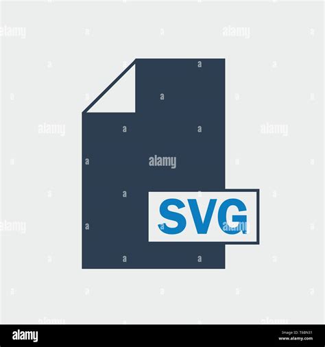 Scalable Vector Graphics Svg File Format Icon On Gray Background