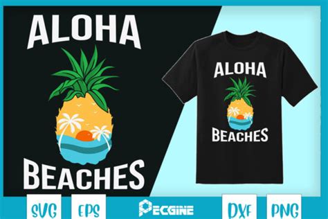 Pineapple Hawaii Aloha Beaches Graphic By Pecgine Creative Fabrica