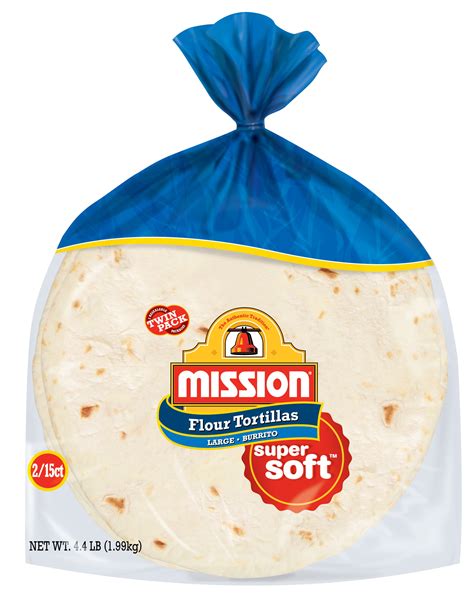 Mission Burrito Flour Tortillas 15 Count Pack Of 2